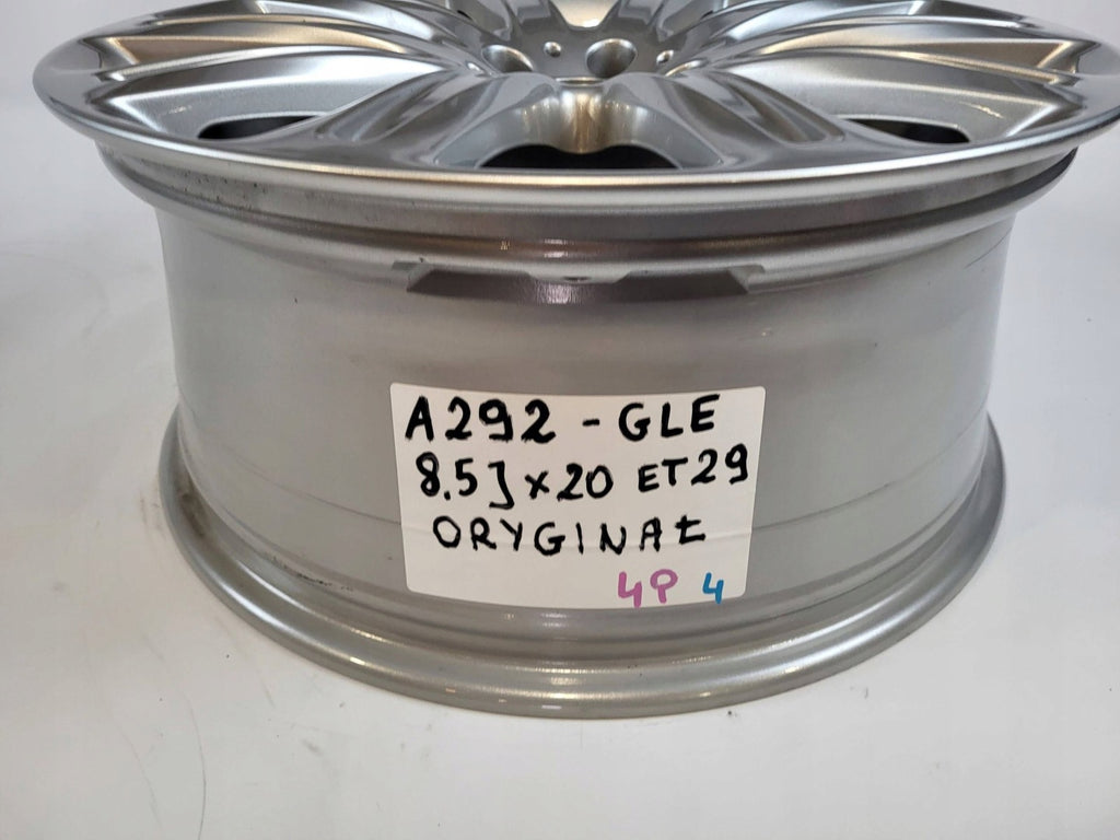1x Alufelge 20 Zoll 8.5" 5x112 29ET A2924010300 Mercedes-Benz Gle Rim Wheel FEL1459220885vf
