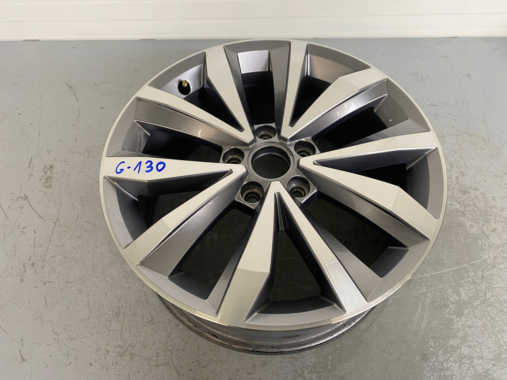 1x Alufelge 17 Zoll 7.0" 5x112 45ET Glanz Silber 2GA601025P Mg T-Roc Rim Wheel FEL2436456885nb