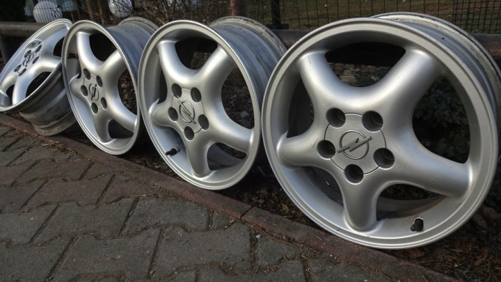 4x Alufelge 15 Zoll 6.0" 5x110 Opel Rim Wheel FEL8180343764zn