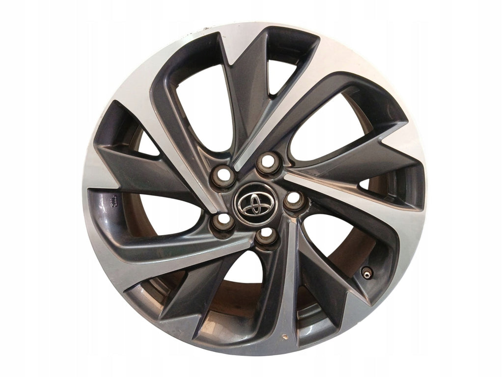 1x Alufelge 17 Zoll 7.0" 5x114.3 50ET Glanz Schwarz 4261102L90 Toyota Corolla FEL6903393879el