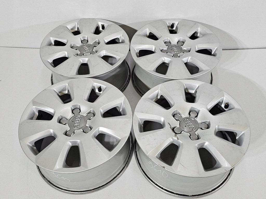 4x Alufelge 16 Zoll 7.5" 5x112 37ET Glanz Silber 9809687177 Audi Rim Wheel FEL4258282940mr