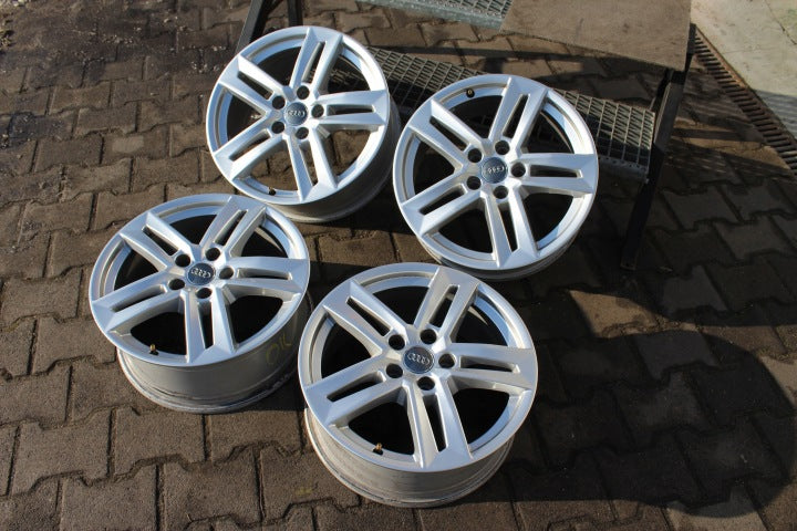 4x Alufelge 17 Zoll 7.0" 5x112 42ET Glanz Silber 8W0601025P Audi A4 B9 Rim Wheel FEL9888933978qz