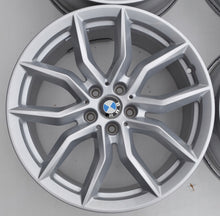 Laden Sie das Bild in den Galerie-Viewer, 4x Alufelge 19 Zoll 9.0" 5x112 38ET Glanz Silber 6880685 BMW X5 G05 G06 FEL6967511436yz