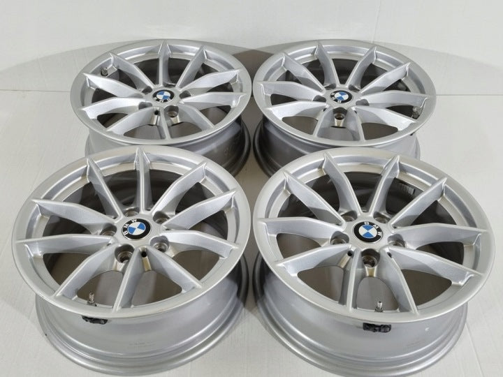 4x Alufelge 16 Zoll 6.5" 5x112 22ET Glanz Silber 6876921 BMW Rim Wheel FEL1283093627vd