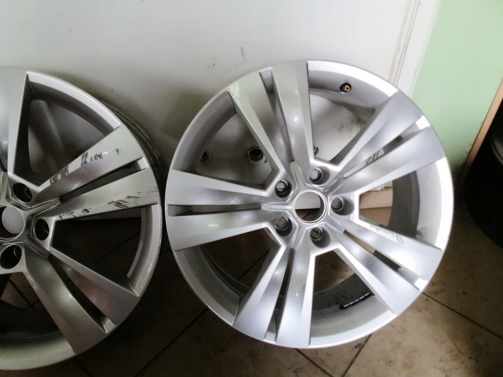 1x Alufelge 18 Zoll 7.0" 5x112 45ET Silber 57A601025E Skoda Karoq Rim Wheel FEL4471378092lq