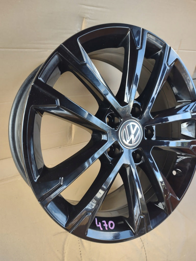 1x Alufelge 17 Zoll 7.0" 5x112 49ET 5G0601025AK VW Golf Vii Rim Wheel FEL6268208371nh