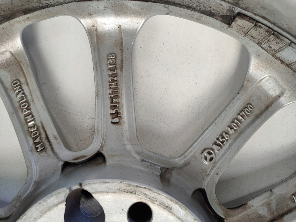4x Alufelge 17 Zoll 6.5" 5x112 38ET Glanz Silber A1564011700 Mercedes-Benz X156 FEL5249248083up