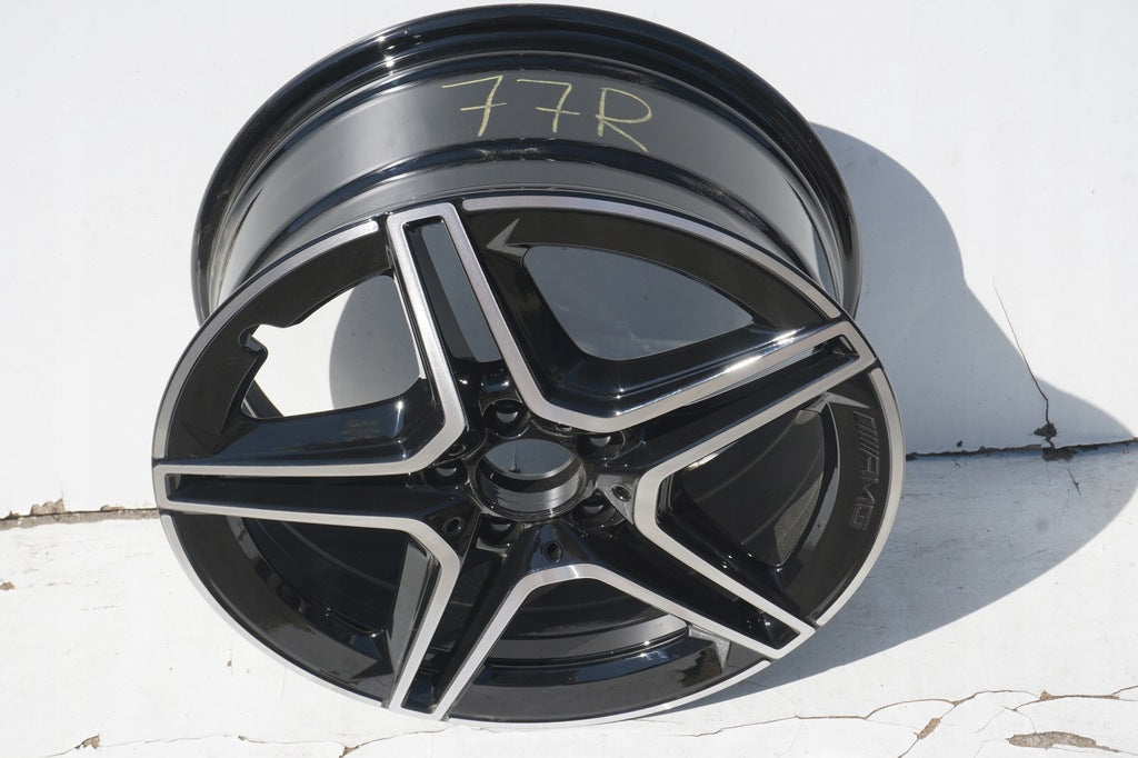 1x Alufelge 18 Zoll 7.5" 5x112 49ET Glanz Schwarz A1774011500 Mercedes-Benz FEL3265509159yd