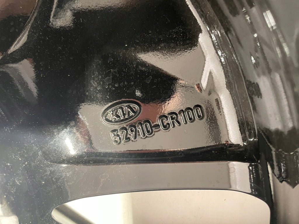 1x Alufelge 16 Zoll 6.5" 5x114.3 50ET Glanz Schwarz 52910-CR100 Kia Optima