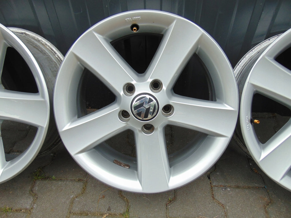 4x Alufelge 16 Zoll 6.5" 5x112 33ET Silber 5N0071466 VW Tiguan Rim Wheel FEL1589070482rd