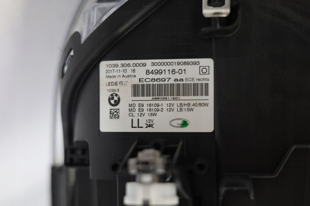 Frontscheinwerfer BMW G30 8499116 8499115 LED Ein Stück (Rechts oder Links)