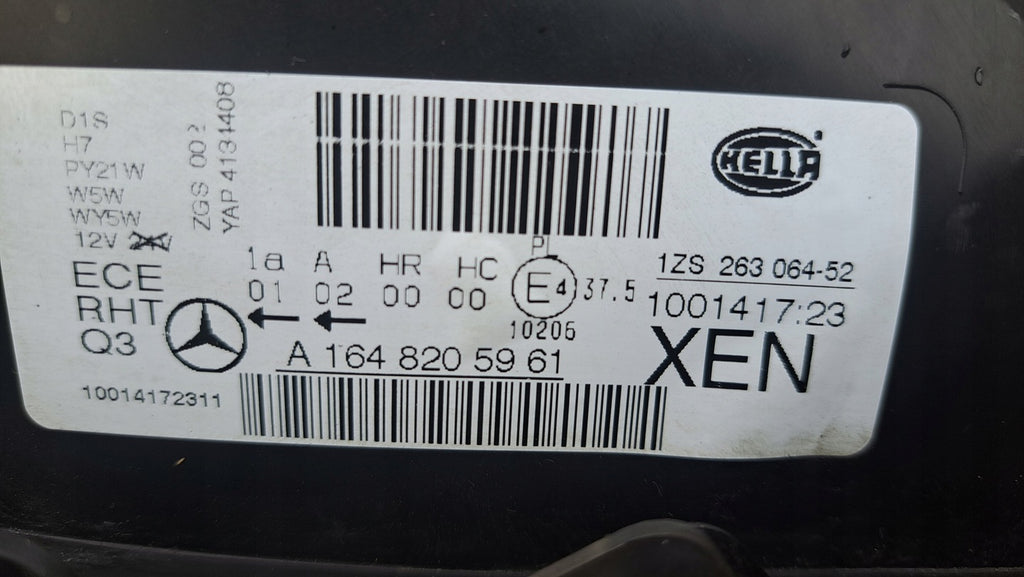 Frontscheinwerfer Mercedes-Benz W164 A1648205961 Xenon Rechts Headlight