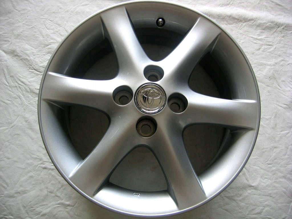 1x Alufelge 15 Zoll 6.0" 4x100 45ET Glanz Silber HL16936A Toyota Corolla
