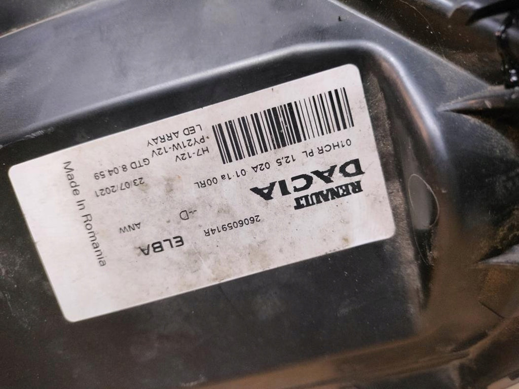 Frontscheinwerfer Dacia Sandero III 260605914R LED Links Scheinwerfer Headlight