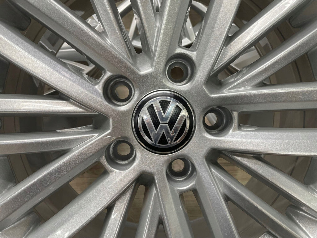 4x Alufelge 16 Zoll 6.5" 5x112 46ET Glanz Silber 5G0601025AT VW Golf VII I FEL5985888095xv