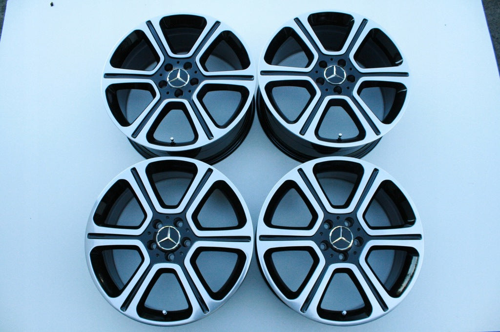 4x Alufelge 19 Zoll 7.5" 5x112 44ET Glanz Schwarz A2054013002 Mercedes-Benz A205 FEL8986775411oa