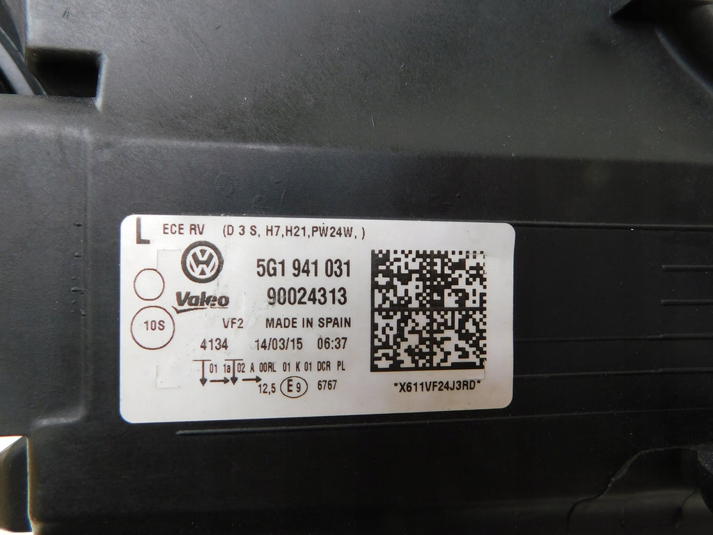 Frontscheinwerfer VW Golf VII 5G1941031 Xenon Links Scheinwerfer Headlight SCH9231475154nq