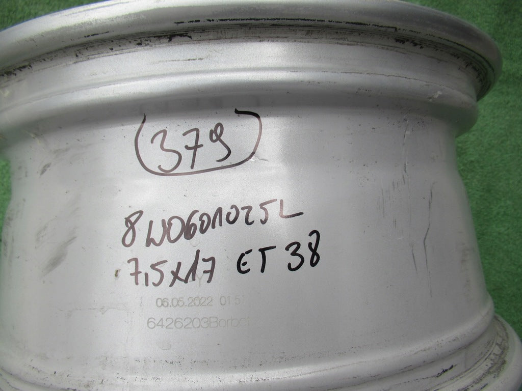 1x Alufelge 17 Zoll 7.5" 5x112 38ET Glanz Silber 8W0601025L Audi A4 B9 Rim Wheel FEL3080018439df
