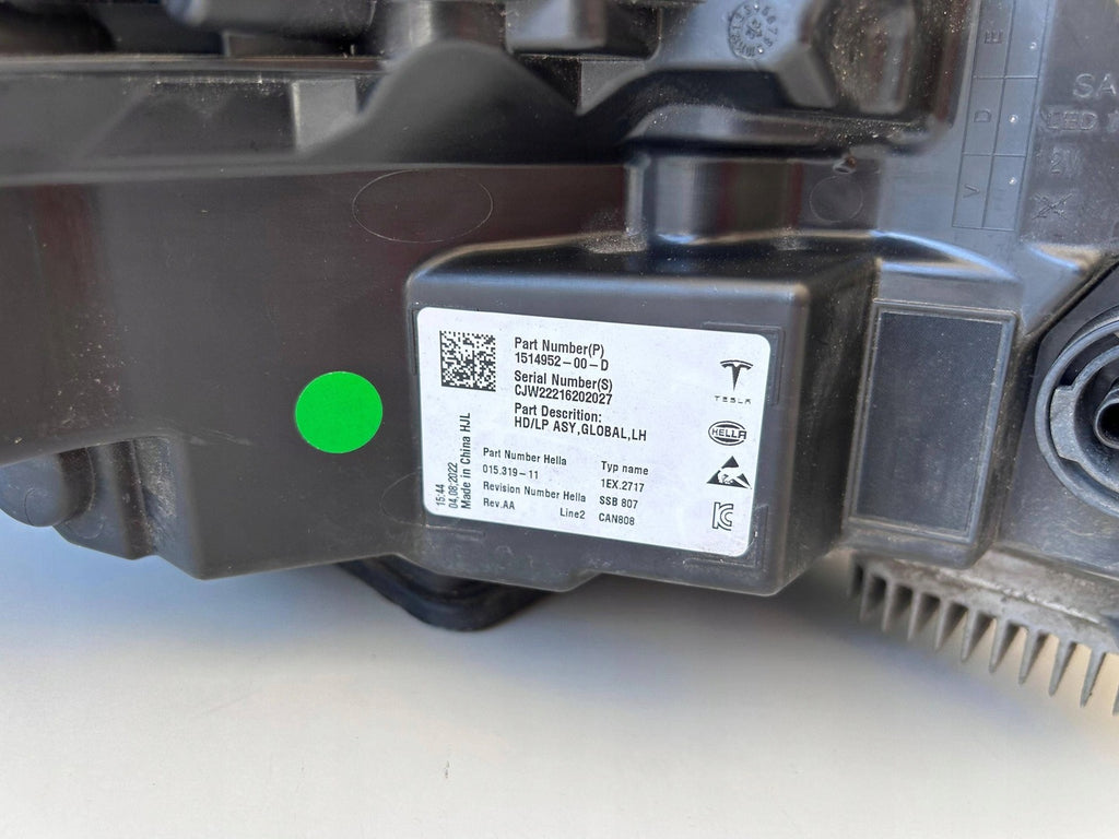 Frontscheinwerfer Tesla Model 3 1514952-00- LED Links Scheinwerfer Headlight