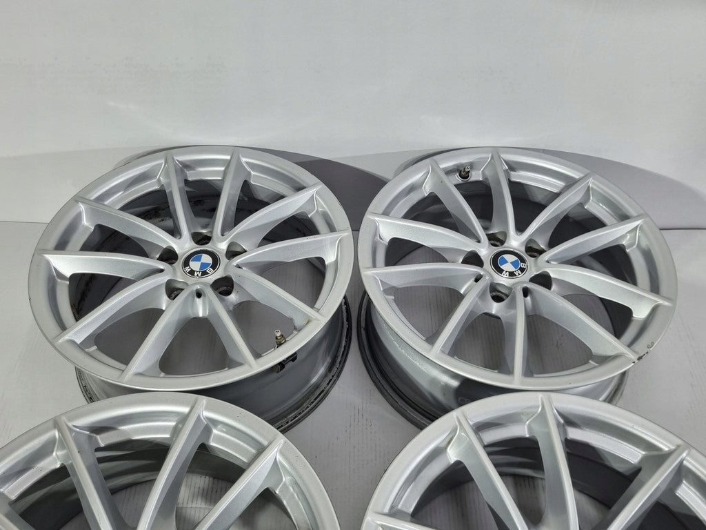 4x Alufelge 17 Zoll 7.5" 5x112 27ET Glanz Silber BMW Rim Wheel FEL6756263863iz