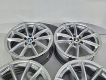 Laden Sie das Bild in den Galerie-Viewer, 4x Alufelge 17 Zoll 7.5" 5x112 27ET Glanz Silber BMW Rim Wheel FEL6756263863iz