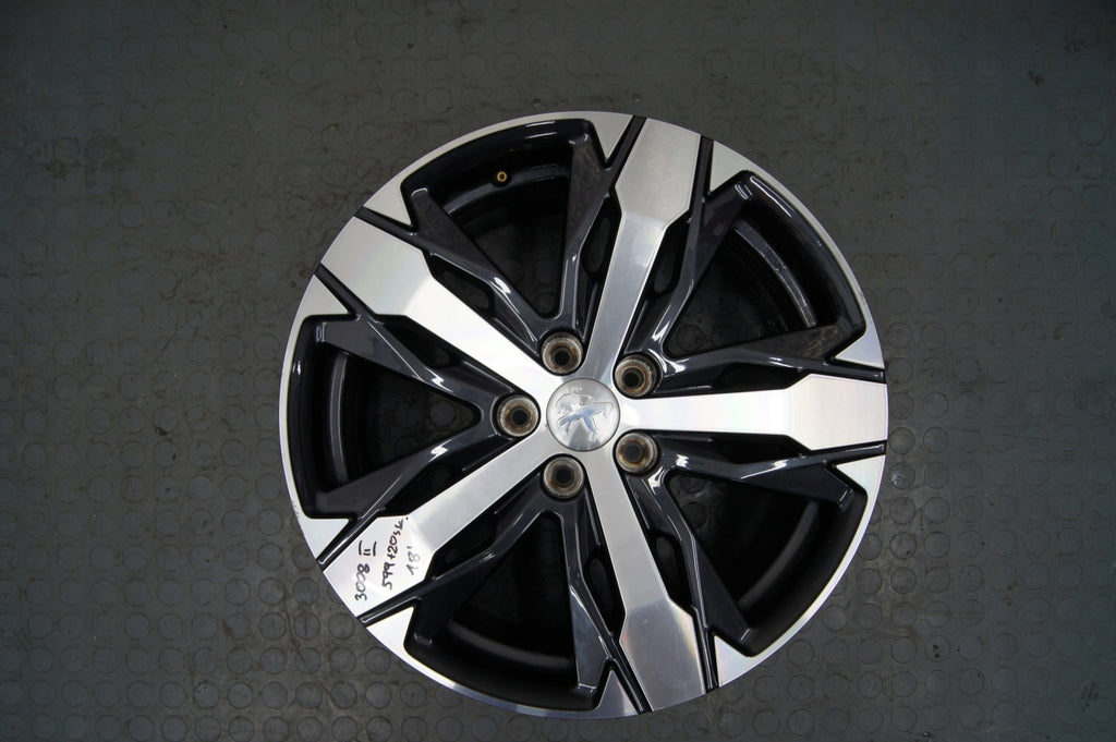 1x Alufelge 18 Zoll 7.5" 5x108 49ET Glanz Silber 9811635077 Peugeot Ii Rim Wheel FEL5582727587yl