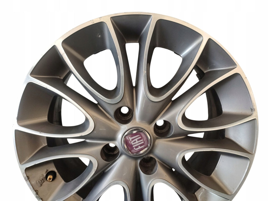 1x Alufelge 15 Zoll 6.0" 4x100 Glanz Silber MM 51842691 Fiat Punto Evo Rim Wheel FEL5926905937fj