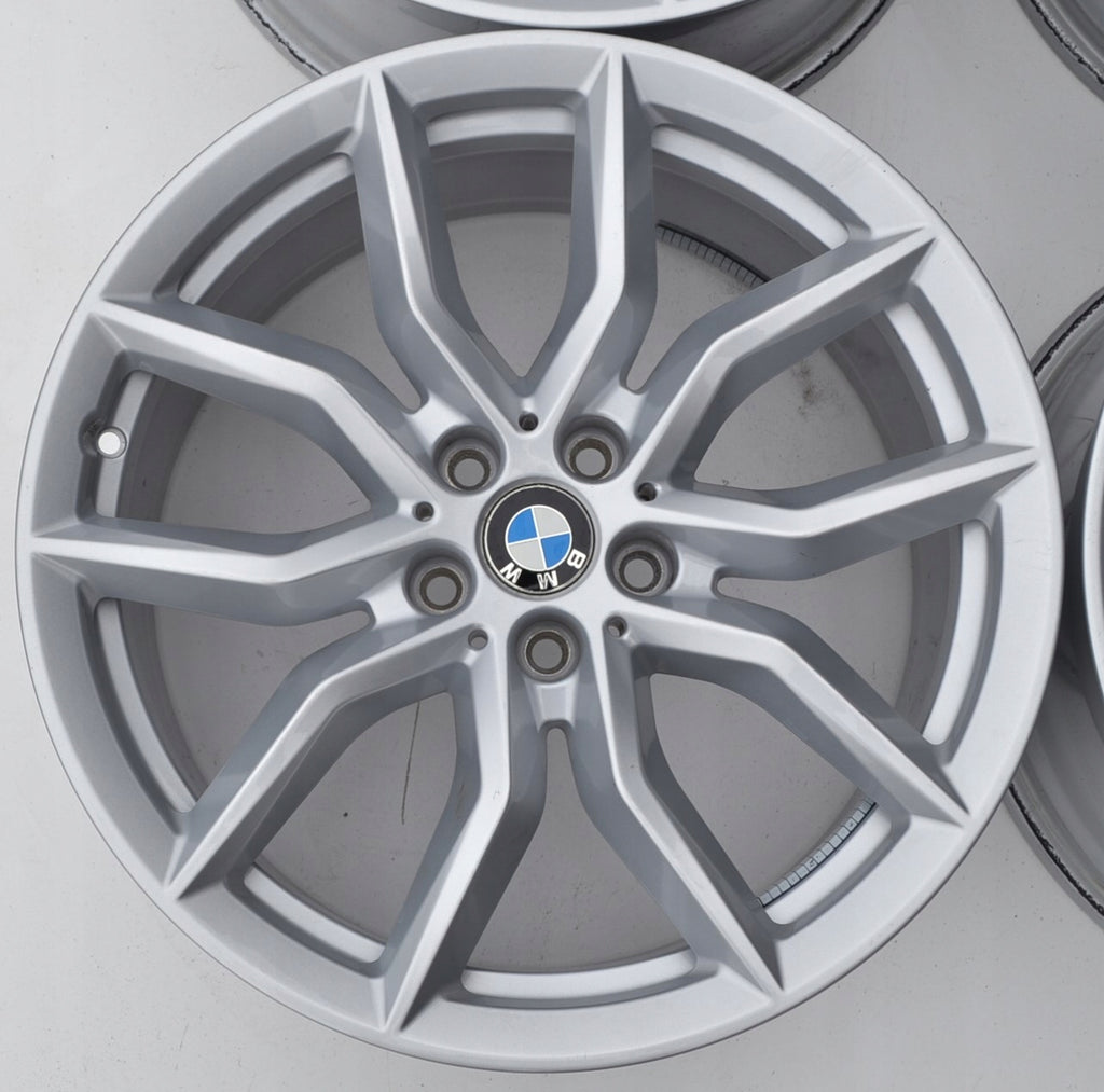 4x Alufelge 19 Zoll 9.0" 5x112 38ET Glanz Silber 6880685 BMW X5 G05 G06 FEL6967511436yz