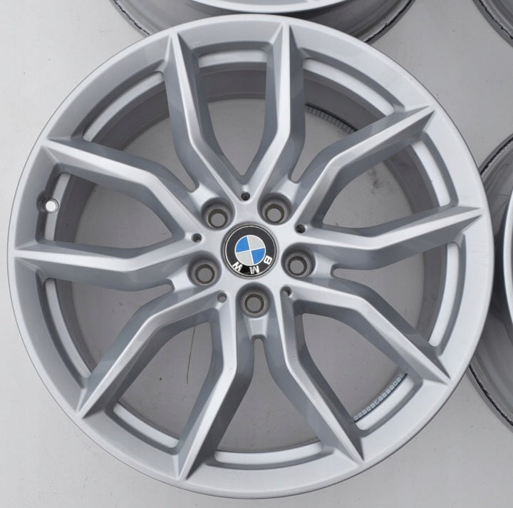 4x Alufelge 19 Zoll 9.0" 5x112 38ET Glanz Silber 6880685 BMW X5 G05 G06 FEL6967511436yz