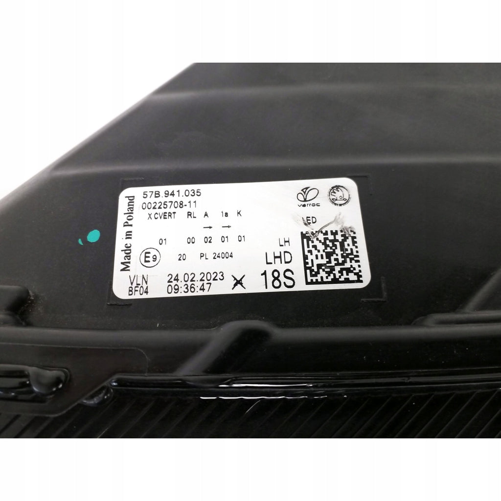 Frontscheinwerfer Skoda Karoq 57B941035 LED Links Scheinwerfer Headlight SCH4140453785qz