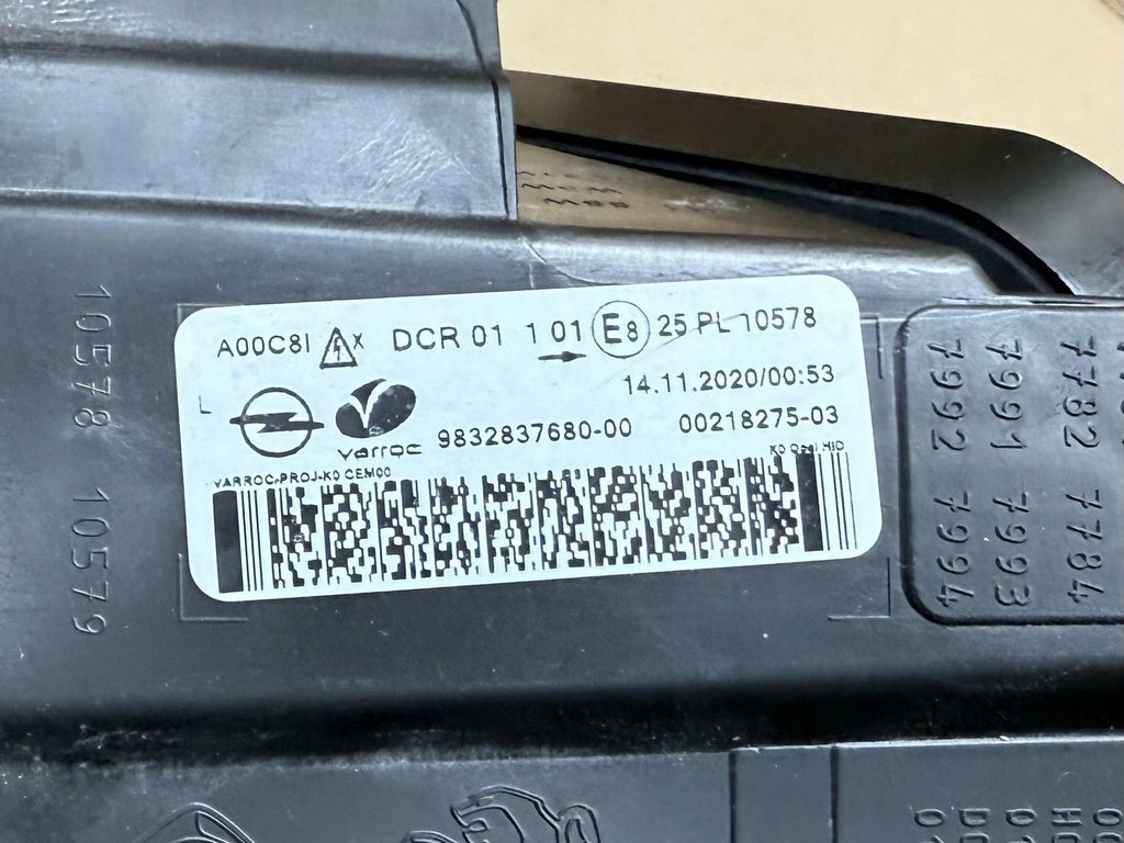 Frontscheinwerfer Opel Zafira Life 00218275-03 Links Scheinwerfer Headlight SCH8736731749ea