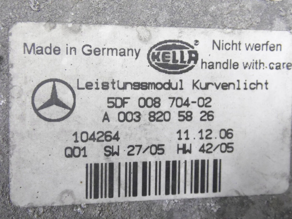 Frontscheinwerfer Mercedes-Benz W211 A0038205826 5DF008704 Vorderseite Headlight SCH5885401631vg