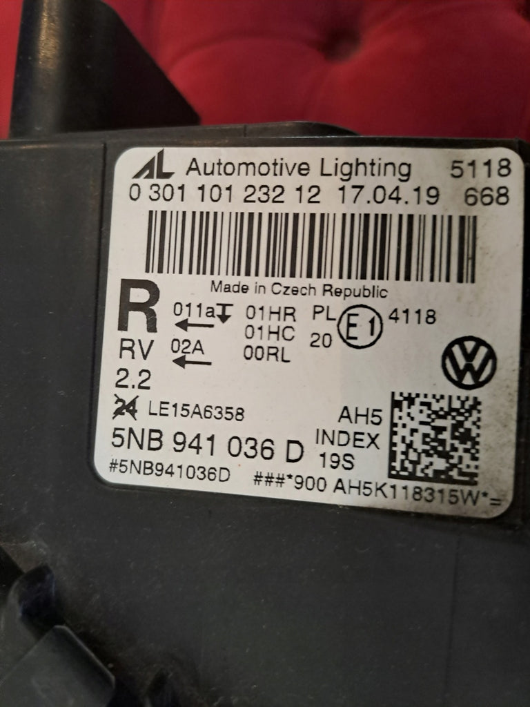 Frontscheinwerfer VW Tiguan 5NB941036D Full LED Rechts Scheinwerfer Headlight SCH3794654778mb