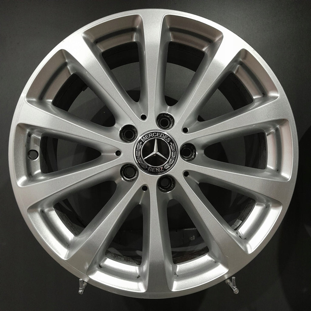 4x Alufelge 17 Zoll 7.5" 5x112 40ET Glanz Silber A2134011300 Mercedes-Benz W213 FEL7402267294wq