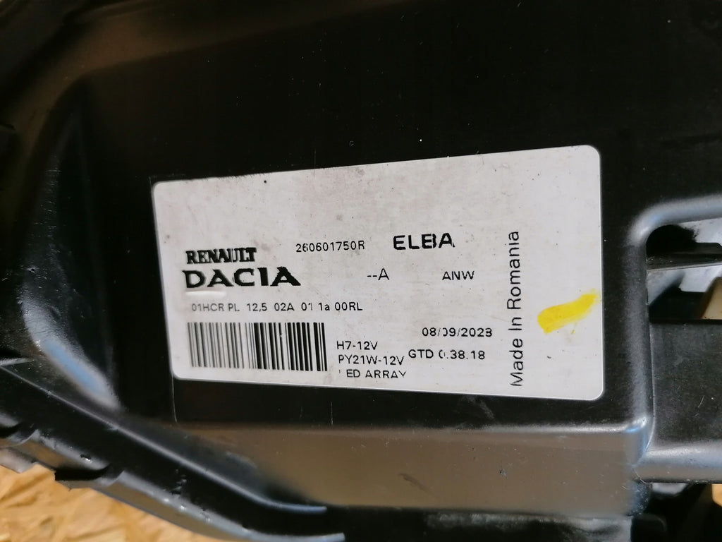 Frontscheinwerfer Dacia Sandero III Logan KMR541 260601750R Full LED FALSE SCH8224313434ih
