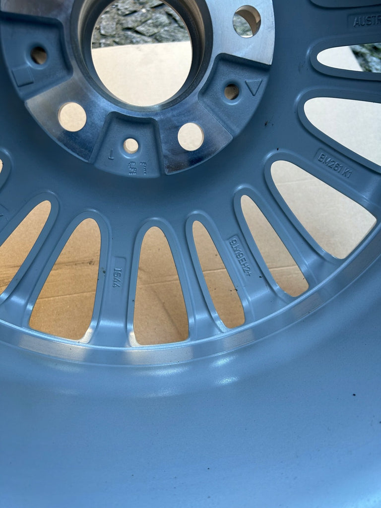 1x Alufelge 19 Zoll 9.0" 5x120 44ET Glanz Silber 6857670 BMW F06 F10 Rim Wheel FEL5157661839wd