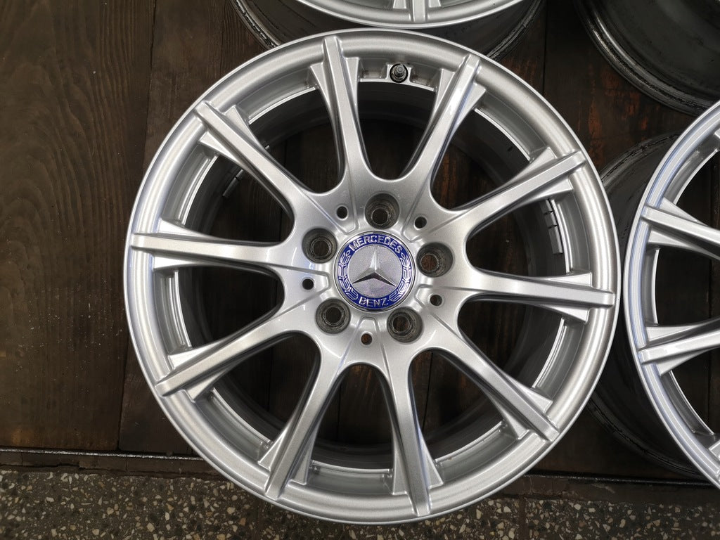 4x Alufelge 16 Zoll 6.5" 5x112 38ET A2054012400 Mercedes-Benz W205 Rim Wheel FEL8697110711xc