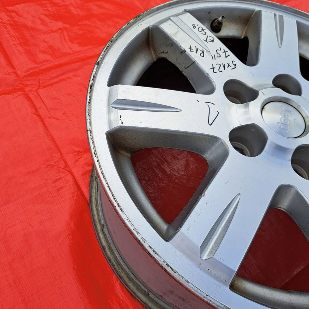 1x Alufelge 17 Zoll 7.5" 5x127 50ET Jeep Grand Cherokee Wk Rim Wheel FEL7452641046em