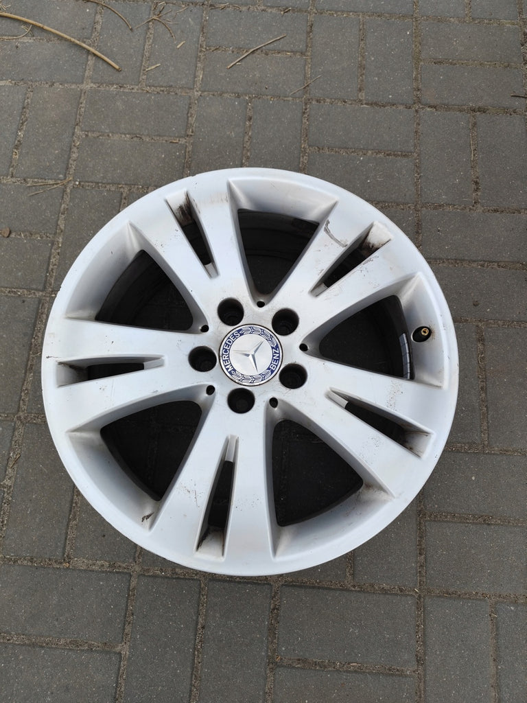 1x Alufelge 17 Zoll 7.5" 5x112 47ET Glanz Silber A2044010402 Mercedes-Benz FEL6167874392ml