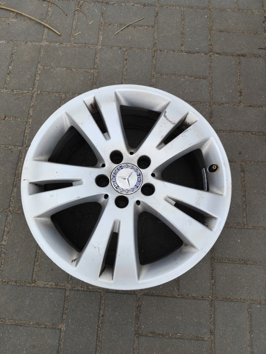 1x Alufelge 17 Zoll 7.5" 5x112 47ET Glanz Silber A2044010402 Mercedes-Benz FEL6167874392ml