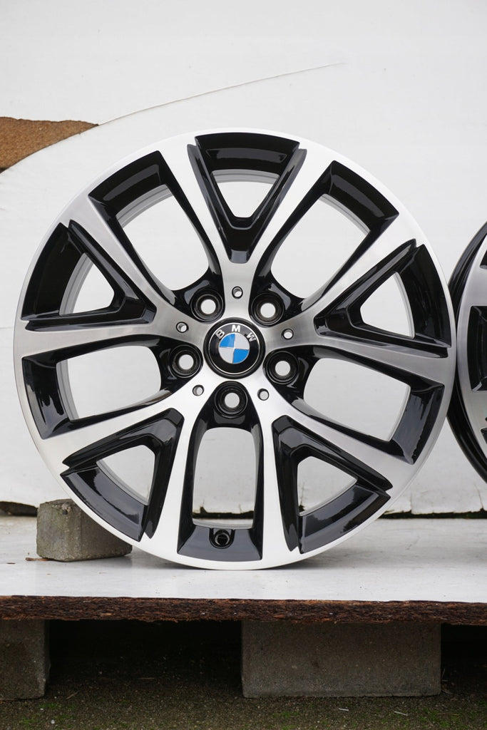 4x Alufelge 17 Zoll 6.5" 5x112 39ET Glanz Silber 6856076 BMW Rim Wheel FEL9611552061he