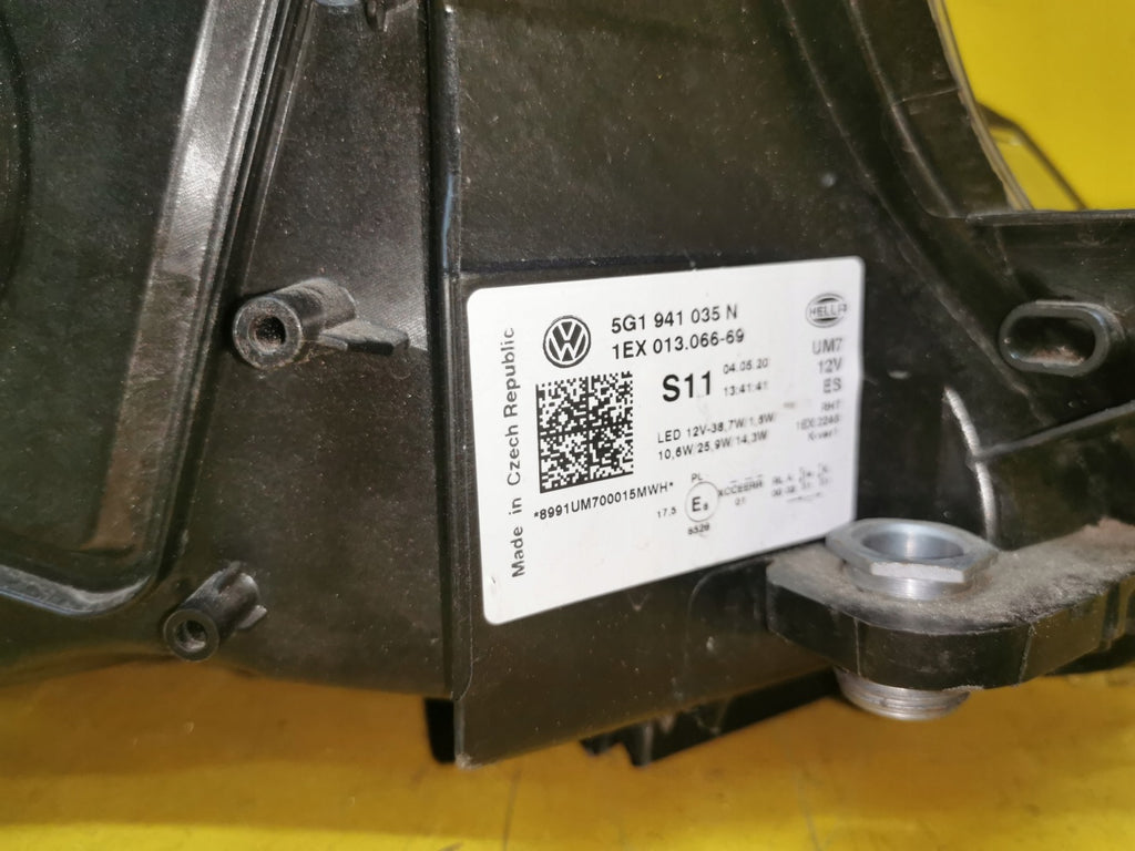 Frontscheinwerfer VW Golf VII 5G1941035N Links Scheinwerfer Headlight SCH9203881304du