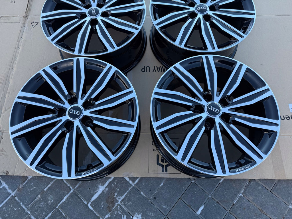 4x Alufelge 19 Zoll 8.0" 5x112 39ET Glanz Silber 4K0601025M Audi A6 Rim Wheel FEL6530321816er