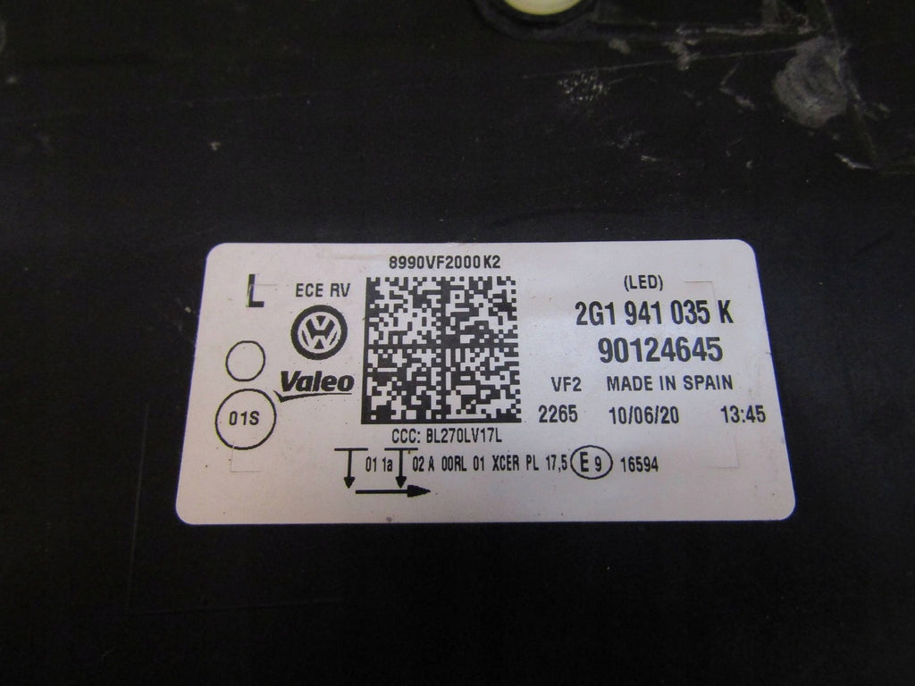 Frontscheinwerfer VW Polo 2G1941035 LED Ein Stück (Rechts oder Links) Headlight SCH7187991202ji