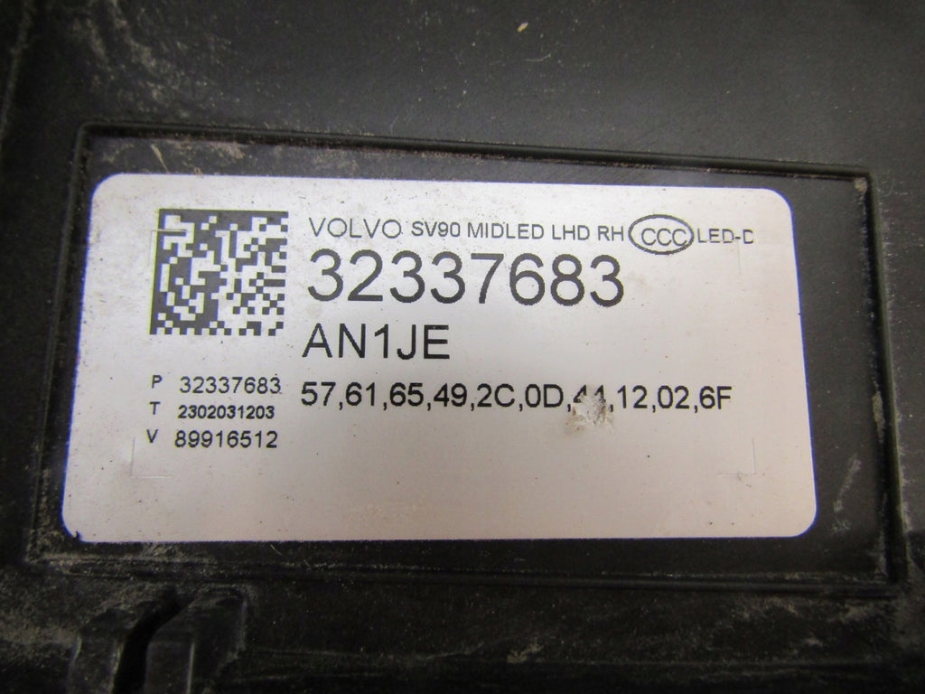 Frontscheinwerfer Volvo S90 V90 32337683 LED Rechts Scheinwerfer Headlight SCH3723672978ru