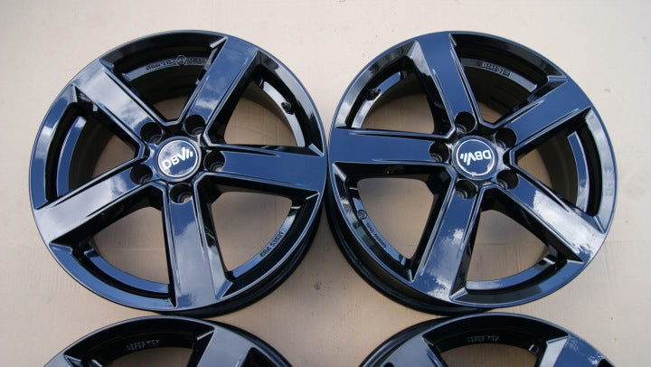 4x Alufelge 16 Zoll 6.0" 5x112 124R-001869 Audi Rim Wheel FEL7367353980ol