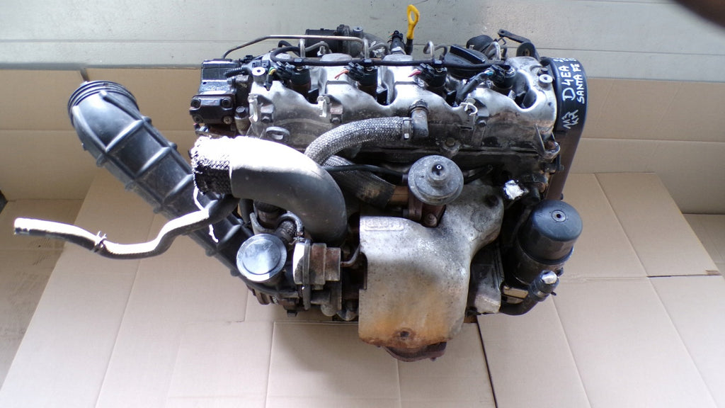 Motor Hyundai Santa I Fe D4EA 2.0 CRDI 112PS 82kW 2003 Diesel Engine Unkomplett