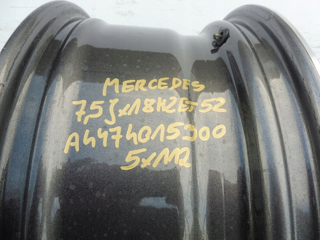 1x Alufelge 18 Zoll 7.5" 5x112 52ET A4474015300 Mercedes-Benz Vito Rim Wheel FEL9695342869hw