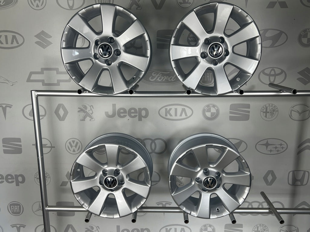 4x Alufelge 16 Zoll 6.5" 5x112 33ET 5N0601025A VW Tiguan Rim Wheel FEL7040025299gt