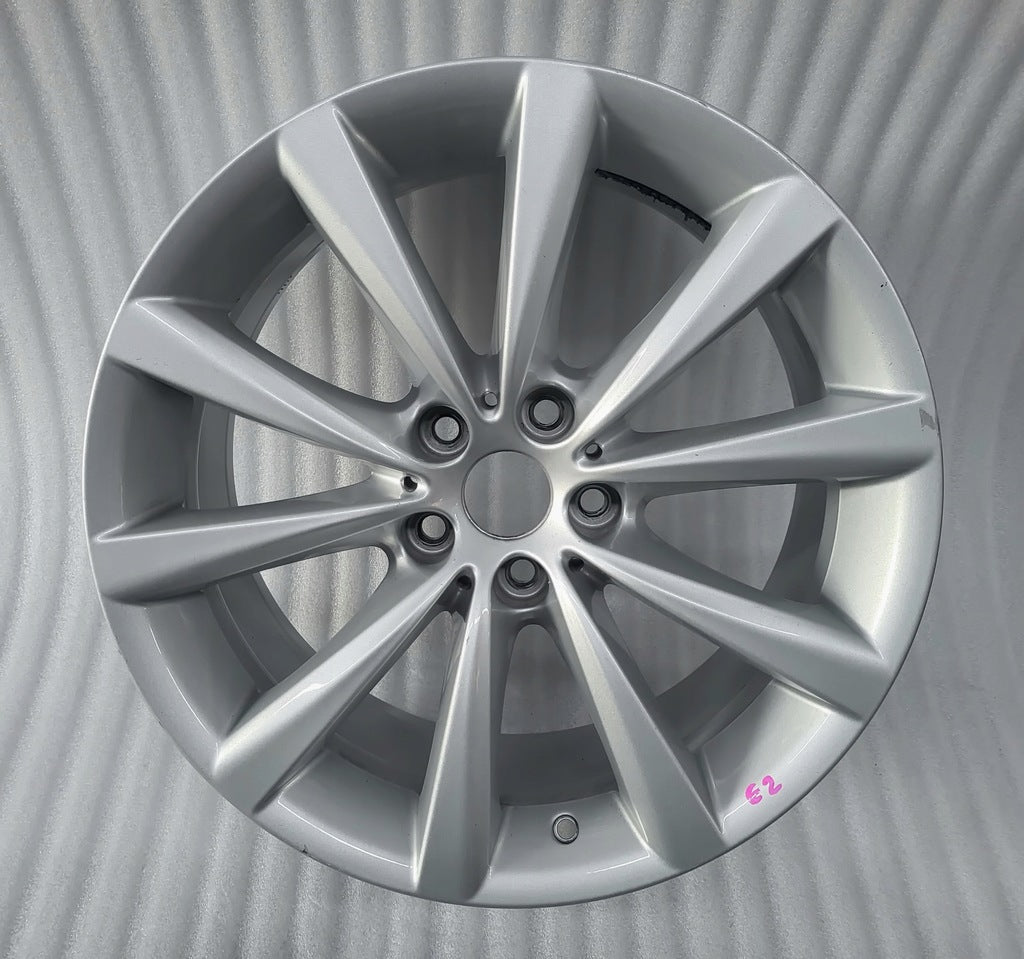 1x Alufelge 18 Zoll 8.0" 5x112 30ET Glanz Silber 6867338 BMW 5 G31 G30 G11 G12 FEL2507663614xo